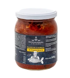 Pulpeciki z dorsza w sosie pomidorowym - 520 g