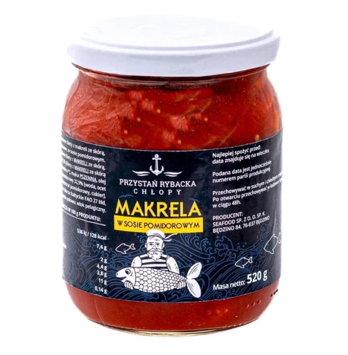 Makrela w sosie pomidorowym 520 g