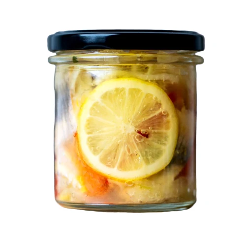 Śledź z cytryną i płatkami chili Premium - słoik 300 g