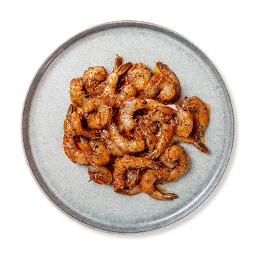 Krewetki surowe w marynacie ziołowo - czosnkowej 200 g