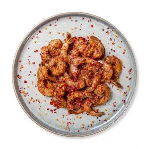 Krewetki surowe w marynacie z płatkami chili 200 g