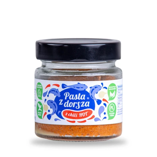 Pasta z pieczonego dorsza z ostrym chili HOT - 140 g
