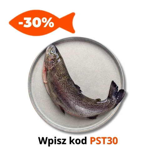 Pstrąg surowy patroszony 300-400 g