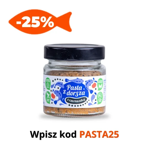 Pasta z pieczonego dorsza z czarnuszką - 140 g