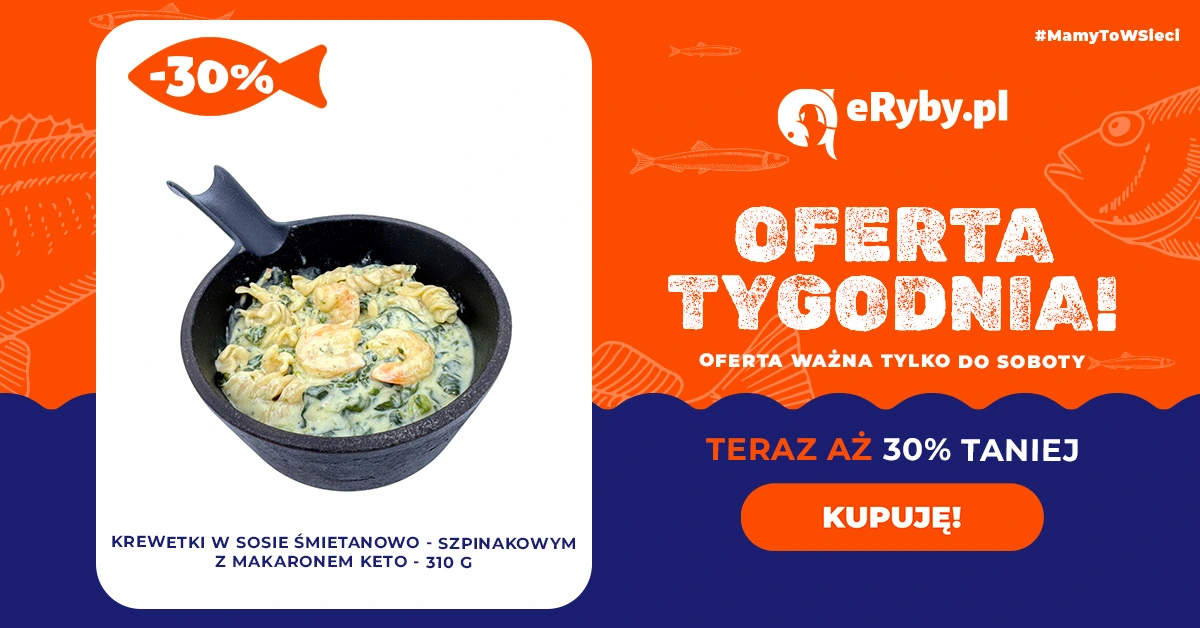Produkt Tygodnia: krewetki w sosie -30%