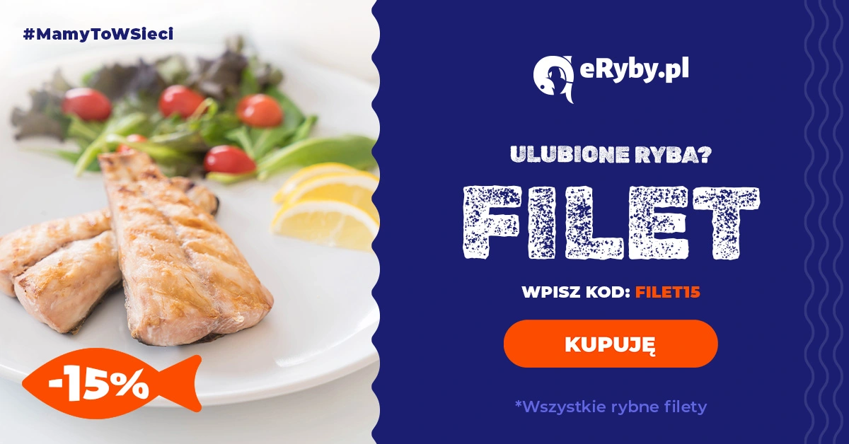 Wszystkie rybne filety - 15%